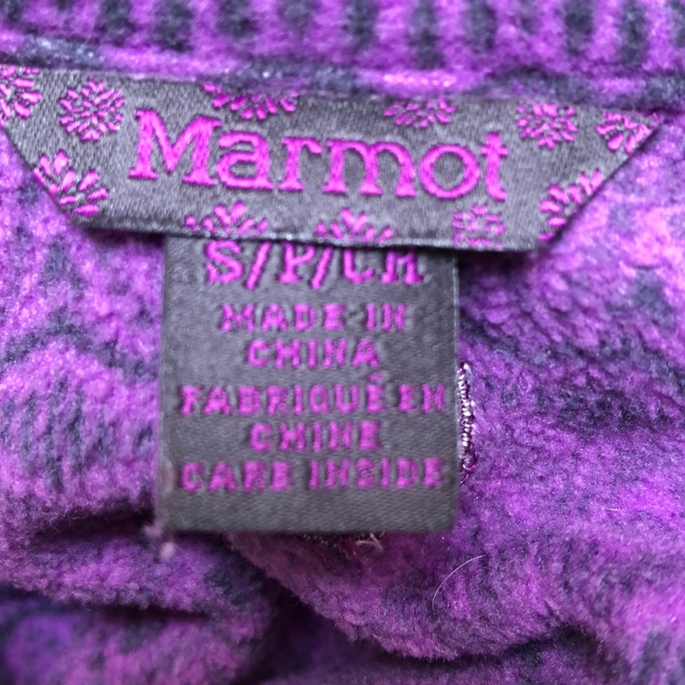 Marmot Girls 1/2 zip fleece - Picture 2 of 4